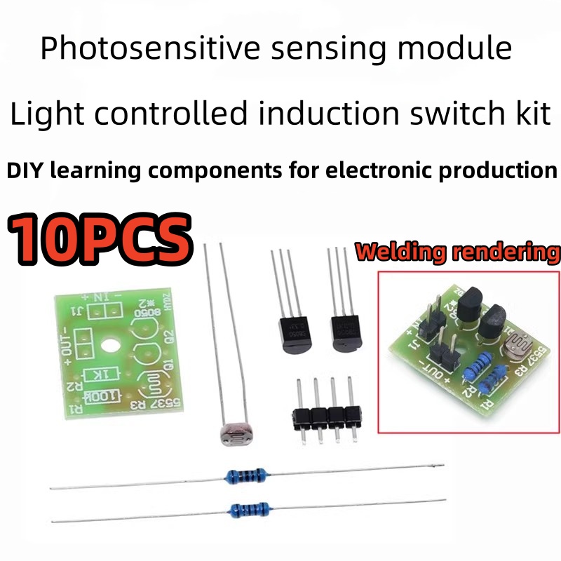 Diy Electronics Learning Kit - 10PCS Light sensitive sensing module, light