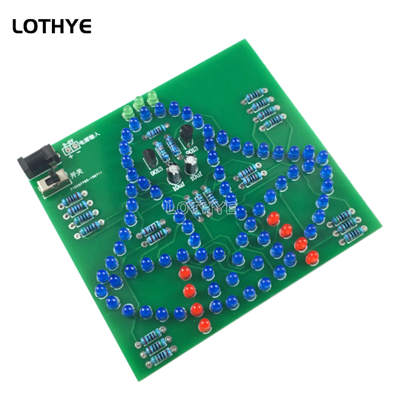 DC 3-5V LED Light Swing Wind C - Diy Electronics Project Kit review and price