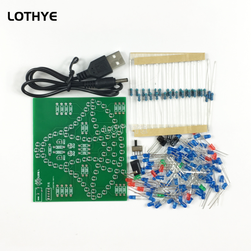 DC 3-5V LED Light Swing Wind C - Diy Electronics Project Kit review and price